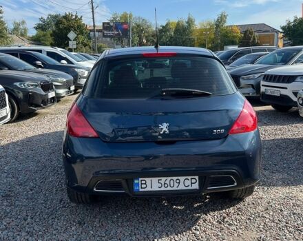 Синий Пежо 308, объемом двигателя 1.6 л и пробегом 200 тыс. км за 5200 $, фото 6 на Automoto.ua