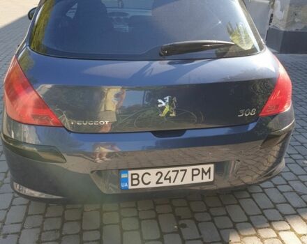 Синий Пежо 308, объемом двигателя 1.6 л и пробегом 236 тыс. км за 4400 $, фото 3 на Automoto.ua