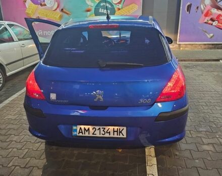 Синий Пежо 308, объемом двигателя 1.6 л и пробегом 217 тыс. км за 5700 $, фото 11 на Automoto.ua