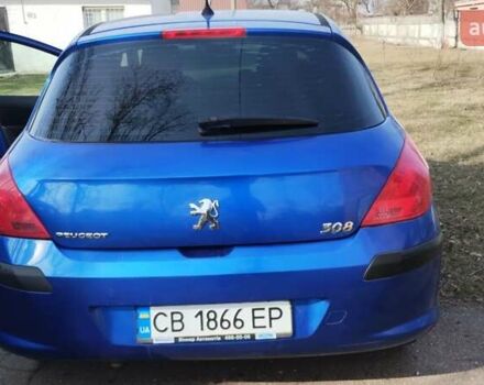 Синій Пежо 308, об'ємом двигуна 1.6 л та пробігом 203 тис. км за 4500 $, фото 1 на Automoto.ua
