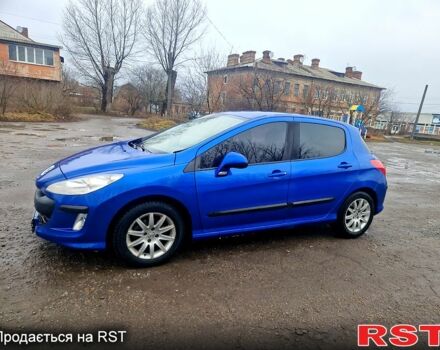 Синий Пежо 308, объемом двигателя 1.6 л и пробегом 190 тыс. км за 4500 $, фото 4 на Automoto.ua