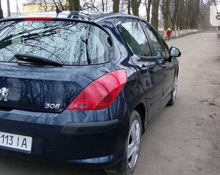 Синий Пежо 308, объемом двигателя 1.6 л и пробегом 147 тыс. км за 5600 $, фото 2 на Automoto.ua