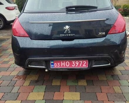 Синий Пежо 308, объемом двигателя 1.6 л и пробегом 235 тыс. км за 7100 $, фото 9 на Automoto.ua