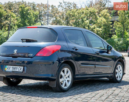 Синий Пежо 308, объемом двигателя 1.6 л и пробегом 135 тыс. км за 7500 $, фото 13 на Automoto.ua