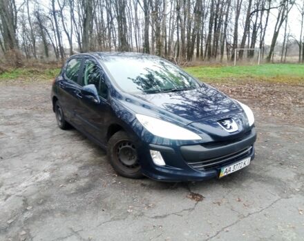 Синий Пежо 308, объемом двигателя 1.6 л и пробегом 370 тыс. км за 4500 $, фото 1 на Automoto.ua