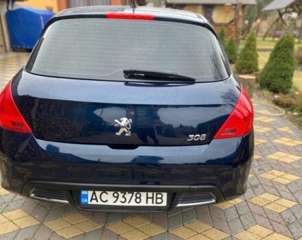 Синий Пежо 308, объемом двигателя 1.6 л и пробегом 112 тыс. км за 6500 $, фото 4 на Automoto.ua