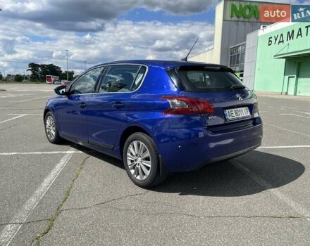 Синий Пежо 308, объемом двигателя 1.56 л и пробегом 87 тыс. км за 15000 $, фото 4 на Automoto.ua