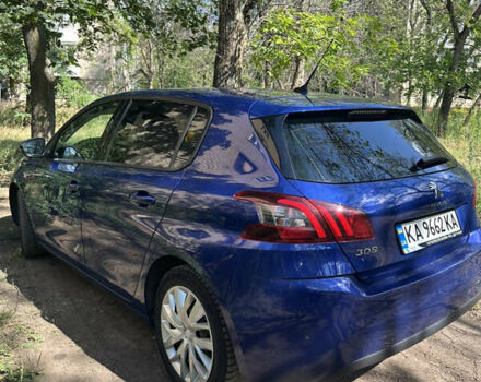 Синий Пежо 308, объемом двигателя 1.56 л и пробегом 184 тыс. км за 11500 $, фото 3 на Automoto.ua