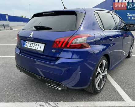 Синий Пежо 308, объемом двигателя 2 л и пробегом 46 тыс. км за 18900 $, фото 20 на Automoto.ua