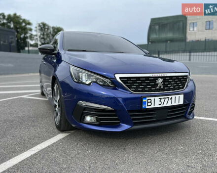 Синий Пежо 308, объемом двигателя 2 л и пробегом 46 тыс. км за 18900 $, фото 14 на Automoto.ua