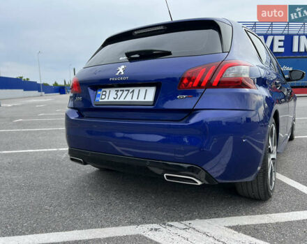 Синий Пежо 308, объемом двигателя 2 л и пробегом 46 тыс. км за 18900 $, фото 7 на Automoto.ua