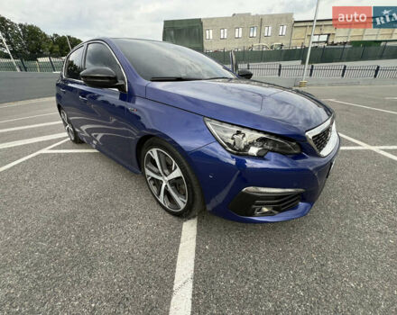 Синий Пежо 308, объемом двигателя 2 л и пробегом 46 тыс. км за 18900 $, фото 120 на Automoto.ua