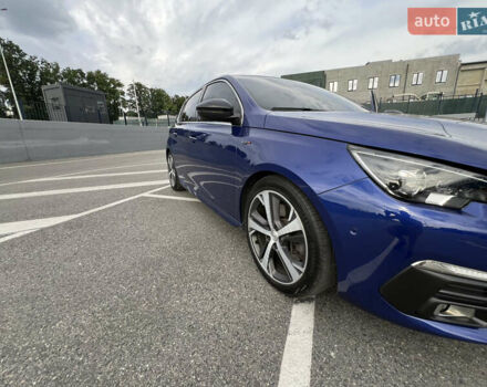Синий Пежо 308, объемом двигателя 2 л и пробегом 46 тыс. км за 18900 $, фото 121 на Automoto.ua