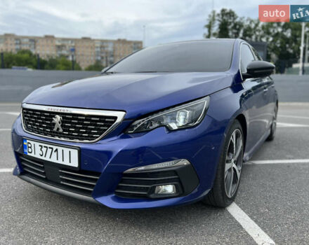 Синий Пежо 308, объемом двигателя 2 л и пробегом 46 тыс. км за 18900 $, фото 15 на Automoto.ua