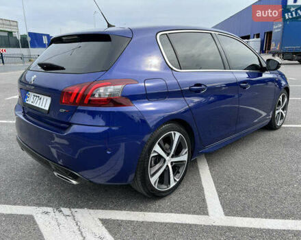 Синий Пежо 308, объемом двигателя 2 л и пробегом 46 тыс. км за 18900 $, фото 8 на Automoto.ua