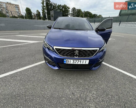 Синий Пежо 308, объемом двигателя 2 л и пробегом 46 тыс. км за 18900 $, фото 122 на Automoto.ua
