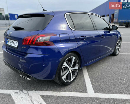 Синий Пежо 308, объемом двигателя 2 л и пробегом 46 тыс. км за 18900 $, фото 9 на Automoto.ua