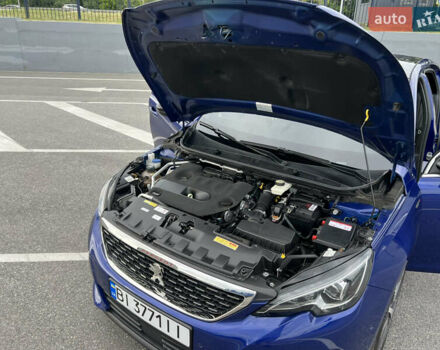 Синий Пежо 308, объемом двигателя 2 л и пробегом 46 тыс. км за 18900 $, фото 101 на Automoto.ua