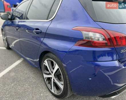 Синий Пежо 308, объемом двигателя 2 л и пробегом 46 тыс. км за 18900 $, фото 4 на Automoto.ua