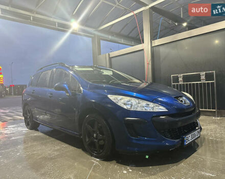 Синий Пежо 308, объемом двигателя 1.56 л и пробегом 265 тыс. км за 6300 $, фото 3 на Automoto.ua