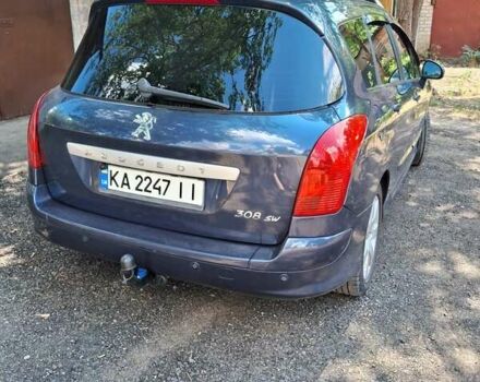 Синій Пежо 308, об'ємом двигуна 1.61 л та пробігом 240 тис. км за 6800 $, фото 11 на Automoto.ua