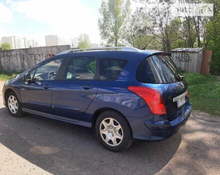 Синий Пежо 308, объемом двигателя 1.6 л и пробегом 186 тыс. км за 5800 $, фото 7 на Automoto.ua