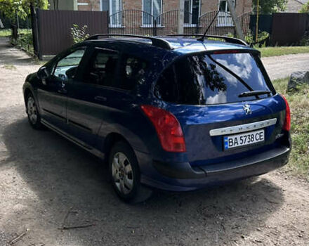 Синій Пежо 308, об'ємом двигуна 1.6 л та пробігом 231 тис. км за 5500 $, фото 6 на Automoto.ua