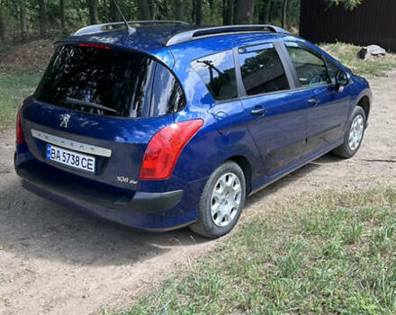 Синій Пежо 308, об'ємом двигуна 1.6 л та пробігом 231 тис. км за 5500 $, фото 4 на Automoto.ua