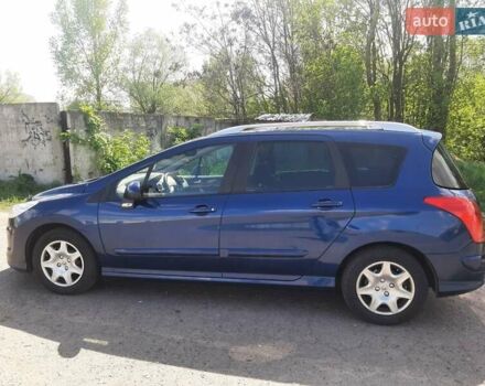 Синий Пежо 308, объемом двигателя 1.6 л и пробегом 186 тыс. км за 5800 $, фото 8 на Automoto.ua