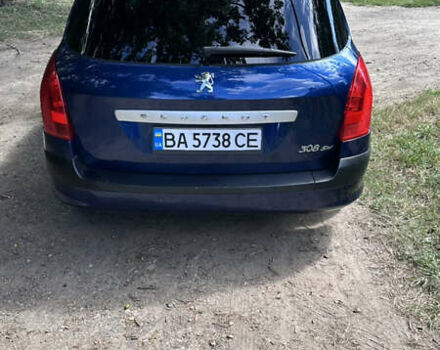 Синій Пежо 308, об'ємом двигуна 1.6 л та пробігом 231 тис. км за 5500 $, фото 5 на Automoto.ua