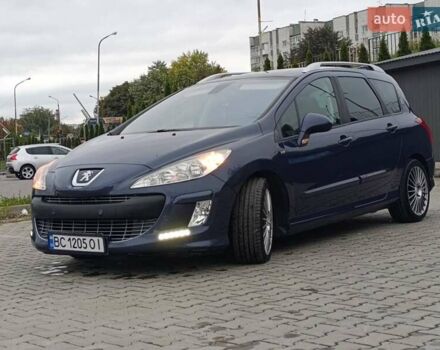 Синий Пежо 308, объемом двигателя 1.6 л и пробегом 140 тыс. км за 5750 $, фото 1 на Automoto.ua