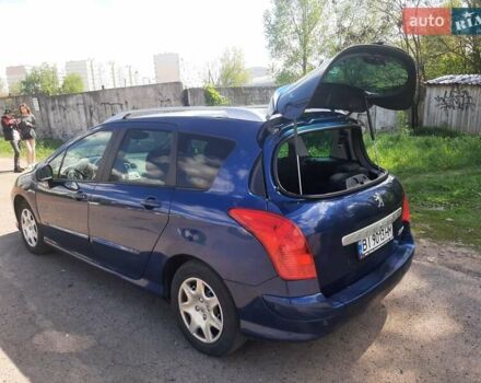 Синий Пежо 308, объемом двигателя 1.6 л и пробегом 186 тыс. км за 5800 $, фото 11 на Automoto.ua