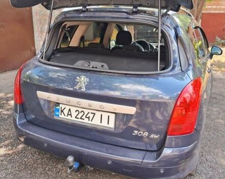 Синій Пежо 308, об'ємом двигуна 1.61 л та пробігом 240 тис. км за 6800 $, фото 12 на Automoto.ua