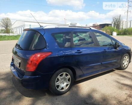 Синий Пежо 308, объемом двигателя 1.6 л и пробегом 186 тыс. км за 5800 $, фото 3 на Automoto.ua