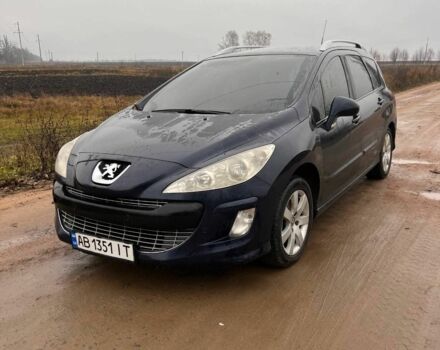 Синий Пежо 308, объемом двигателя 1.6 л и пробегом 320 тыс. км за 5000 $, фото 1 на Automoto.ua