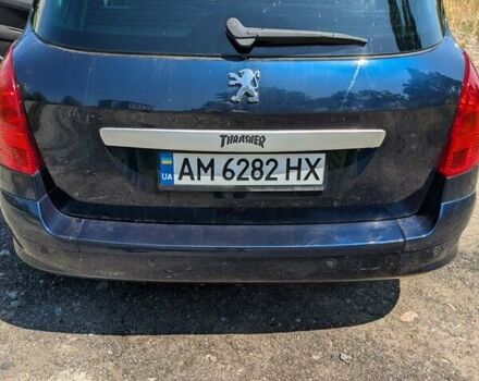 Синий Пежо 308, объемом двигателя 1.6 л и пробегом 245 тыс. км за 4950 $, фото 7 на Automoto.ua