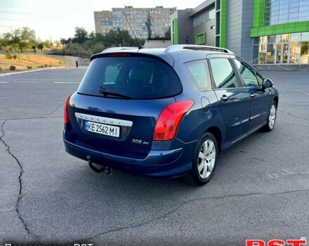 Синий Пежо 308, объемом двигателя 1.6 л и пробегом 245 тыс. км за 4800 $, фото 6 на Automoto.ua