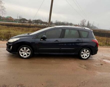 Синій Пежо 308, об'ємом двигуна 1.6 л та пробігом 320 тис. км за 4500 $, фото 2 на Automoto.ua