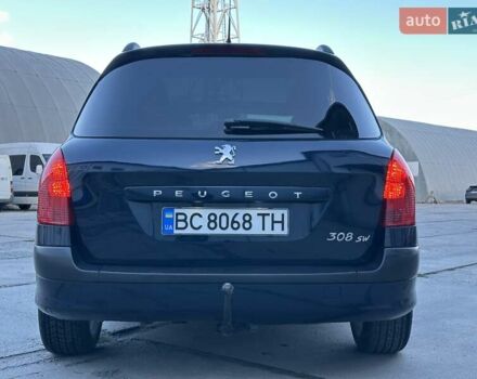 Синий Пежо 308, объемом двигателя 1.6 л и пробегом 320 тыс. км за 5799 $, фото 9 на Automoto.ua