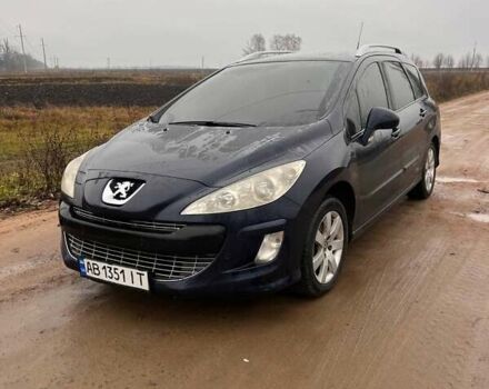 Синій Пежо 308, об'ємом двигуна 1.6 л та пробігом 320 тис. км за 4500 $, фото 3 на Automoto.ua