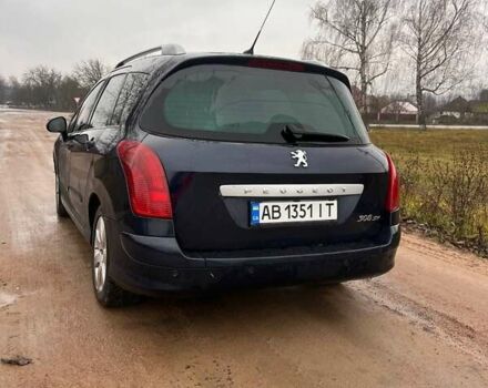 Синій Пежо 308, об'ємом двигуна 1.6 л та пробігом 320 тис. км за 4500 $, фото 5 на Automoto.ua