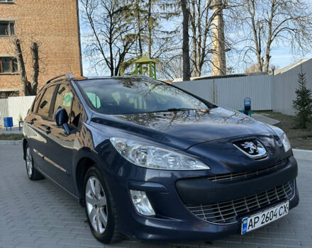 Синий Пежо 308, объемом двигателя 1.6 л и пробегом 303 тыс. км за 4900 $, фото 3 на Automoto.ua
