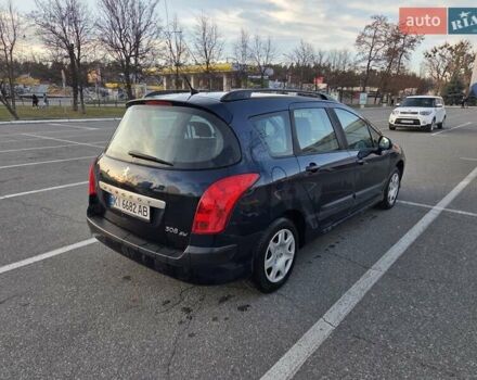Синій Пежо 308, об'ємом двигуна 1.6 л та пробігом 136 тис. км за 5500 $, фото 3 на Automoto.ua