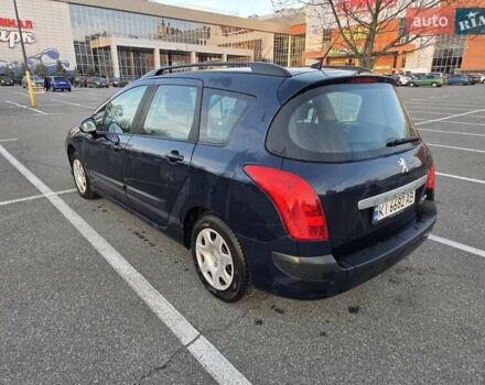 Синій Пежо 308, об'ємом двигуна 1.6 л та пробігом 136 тис. км за 5500 $, фото 1 на Automoto.ua