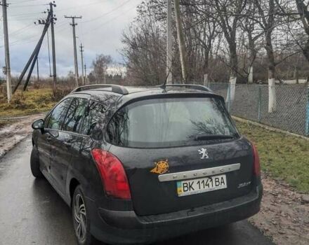 Синій Пежо 308, об'ємом двигуна 1.56 л та пробігом 139 тис. км за 6200 $, фото 1 на Automoto.ua