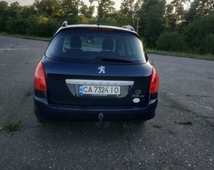 Синий Пежо 308, объемом двигателя 1.6 л и пробегом 178 тыс. км за 7000 $, фото 3 на Automoto.ua
