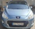 Синій Пежо 308, об'ємом двигуна 1.56 л та пробігом 280 тис. км за 6000 $, фото 1 на Automoto.ua
