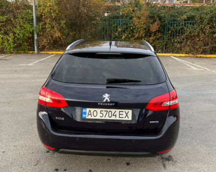 Синий Пежо 308, объемом двигателя 1.56 л и пробегом 236 тыс. км за 7900 $, фото 7 на Automoto.ua