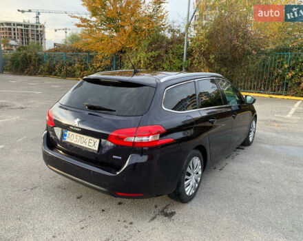 Синий Пежо 308, объемом двигателя 1.56 л и пробегом 236 тыс. км за 7900 $, фото 8 на Automoto.ua