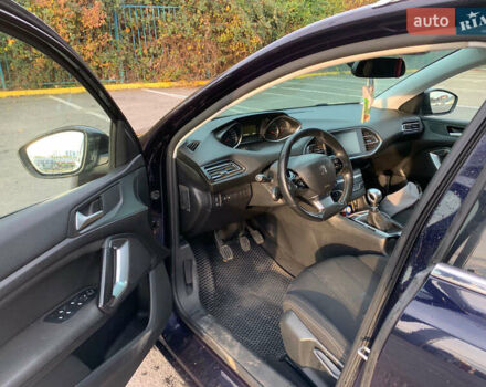 Синий Пежо 308, объемом двигателя 1.56 л и пробегом 236 тыс. км за 7900 $, фото 4 на Automoto.ua